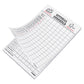 Exqline Mexican Train Score Pads, 70 Sheets Dominoes Chicken Foot And Mexican Train Score Sheets 8.3'' X 5.5'' Well-Made Large Size Paper Record Clearly And Easy To Read For Travel Gamenight