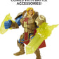 Masters of the Universe and He-Man He-Man Action Figure in Grayskull protective covering with Power Attack Move & 2 Accessories Inspired by MOTU Netflix Animated Series  5.5-in Collectible Toy for Kids Ages 4Y+