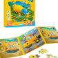 Magnetic Puzzles For Toddlers 3-5, 3 In 1 Travel Puzzles For Kids Ages 4-6, Excavator Truck Jigsaw Puzzle Book Road Trip Activit