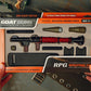 Goatguns Miniature Rpg Model Black | 1:4 Scale Diecast Metal + Real Wood Build Kit