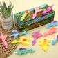 20 Pcs Slingshot Dinosaur Finger Toys, Halloween Toys Party Favors for Kids Sticky Rubber Dino Flying Catapult Fidget Toys for B