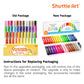 Shuttle Art Tempera Paint Sticks, 32 Colors, Non-Toxic, Quick Drying, 1 Count (Pack of 32), Model SA TPS32