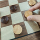 Hellpnoom 30 Pieces Of Checkers Just One Game- Wooden Chess Pieces Only-Checkers Pieces