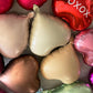 Lovoir 10 Pcs Orange Heart Shape Foil Mylar Balloons 18 Inch Love Balloons For Valentine'S Day Birthday Party Decorations Weddin