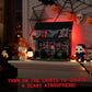 DreamCreators Horror Movie Figure & Haunted House Building Blocks Kit, LED Light, Collectible Toy, Model C1010 for Halloween Decor