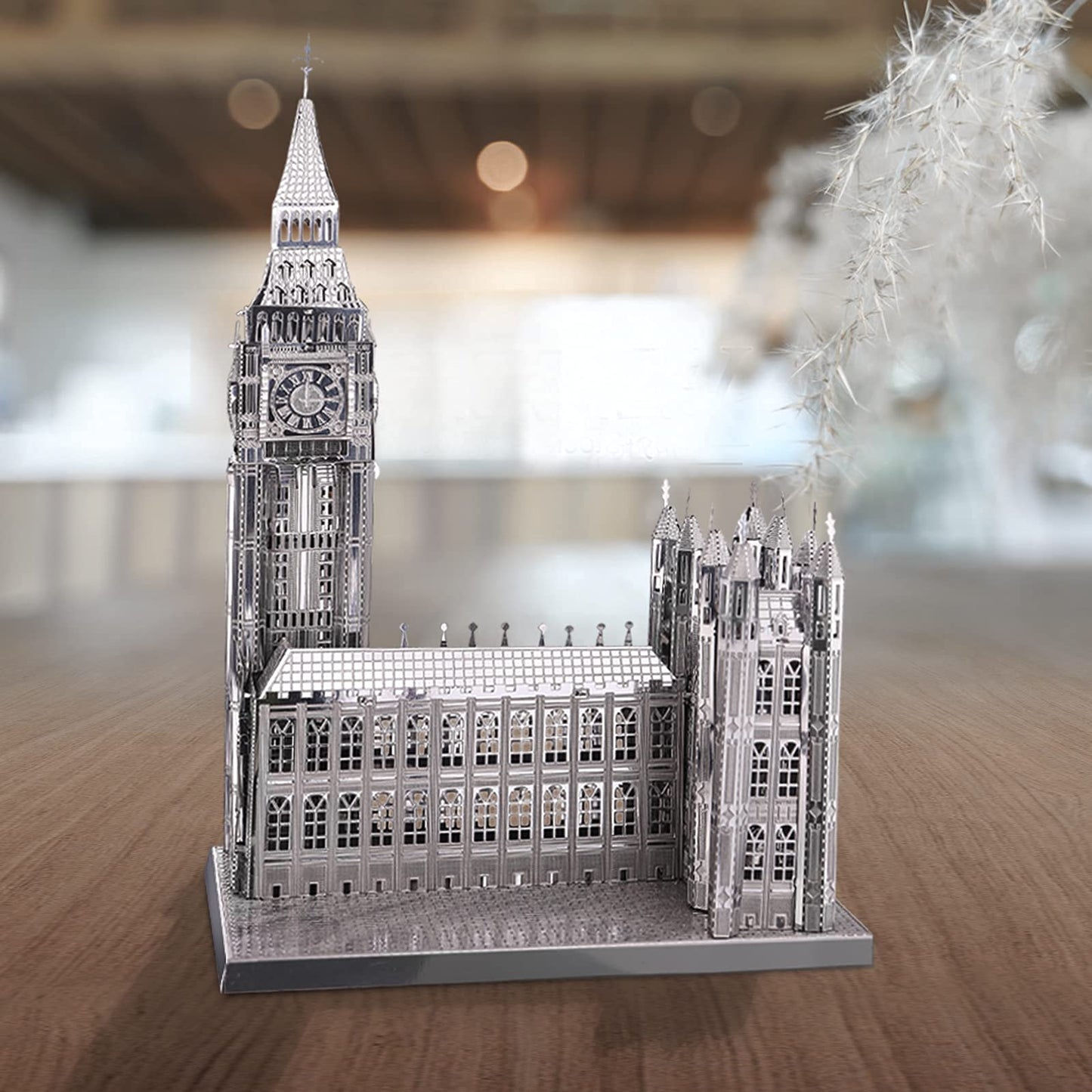 Piececool 3D Puzzles For Adults Metal Big Ben Model Kit, The Clock Tower London Architecture Building Kit, Stem Toys For Teens B