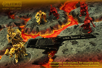 Litko Movement Gauge Warhammer: Age Of Sigmar 1St Edition & 2Nd Edition, Translucent Grey