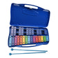 25 Notes Glockenspiel Xylophone Hand Knock Xylophone Percussion Rhythm Musical Educational Teaching Instrument Toy With Case 2 M