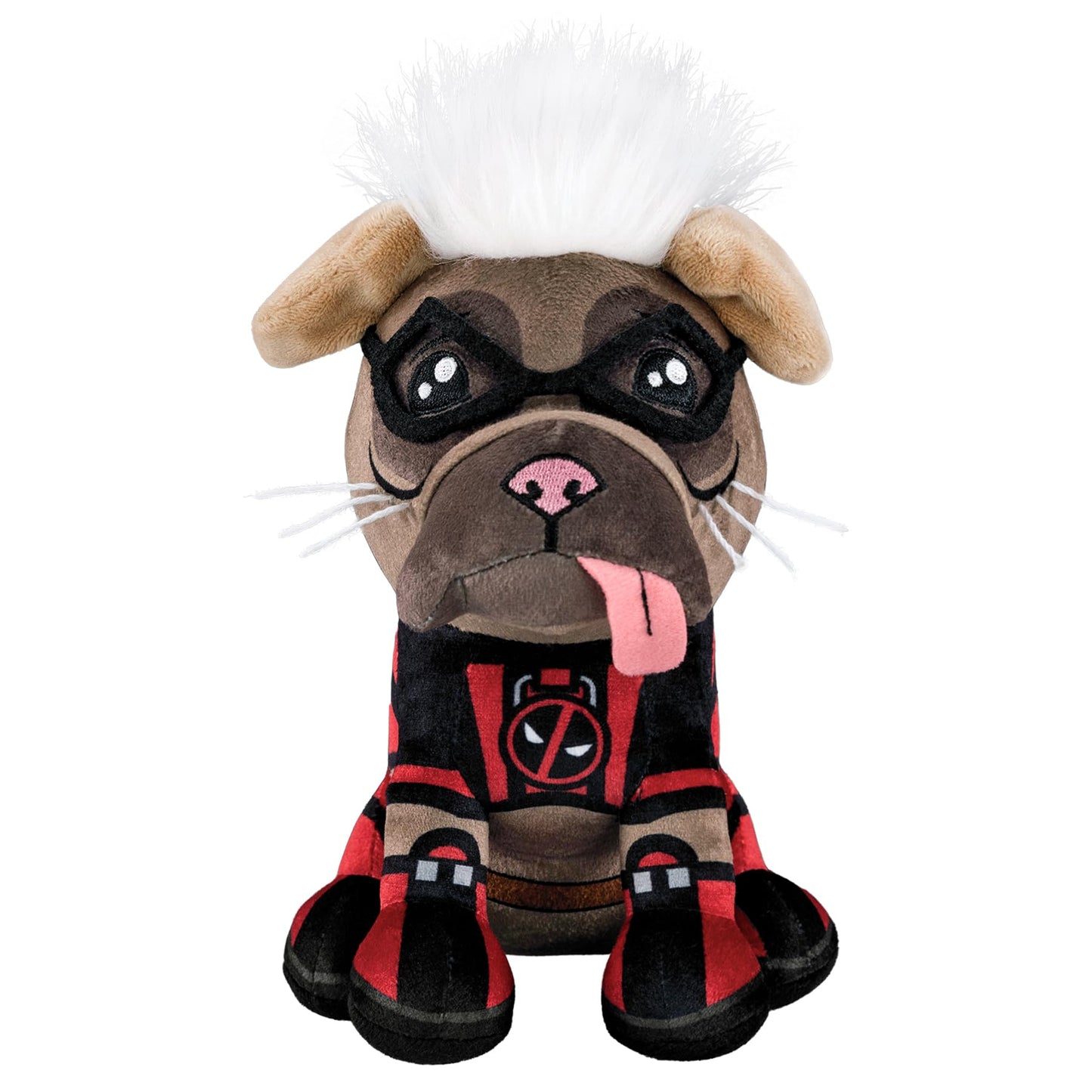 Bleacher Creatures Marvel Deadpool 3 Dogpool Plush Toy - 8" Soft Chibi Design, Polyester Fabric