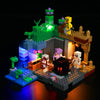 Brickbling Light Kit Compatible With Lego Minecraft The Skeleton Dungeon 21189, Minecraft Dungeon Led Lighting Compatible With Lego 21189 - Lights Only, Not Come With Model