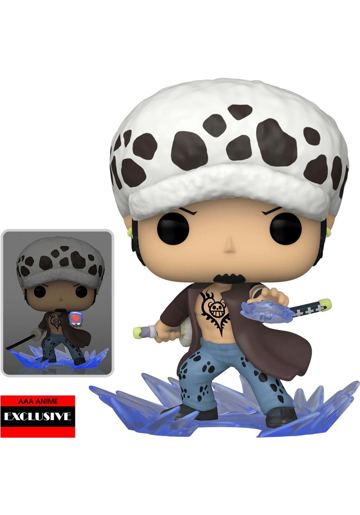 Funko Pop! Animation One Piece Trafalgar D. Law Vinyl Figure #1016 - Exclusive Special Edition, Standard Size, Purple