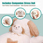Cuddlery - Large 6 Lbs Cream Luxury Weighted Dog - 27 Inch Weighted Plush - Large Weighted Stuffed Animals - Weighted Plushies F