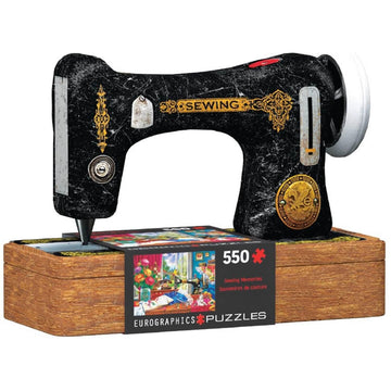 EuroGraphics Sewing Machine Tin Jigsaw Puzzle, Medium