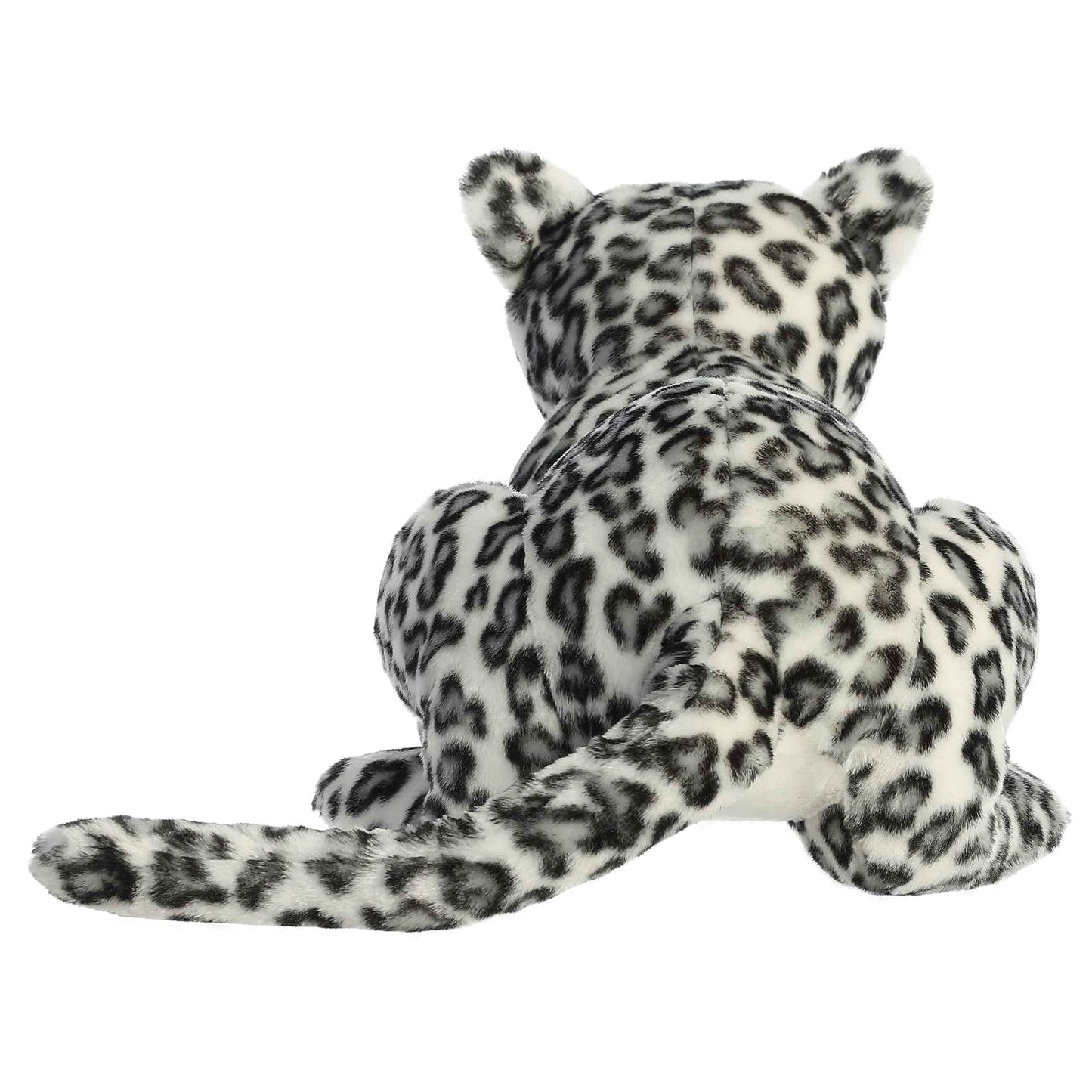 Aurora® Adorable Super Flopsie™ Snow Leopard Stuffed Animal - Playful Ease - Timeless Companions - Gray 28 Inches