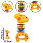AIVIAI 9pcs Baby Rattle Teether Set - Storage Box, Blue, ABS, for Infants 0-18 Months