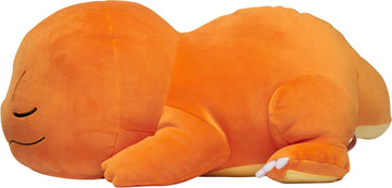 Pokemon Charmander Plush, 18-Inch Pokemon Plush Toy - Adorable Sleeping Charmander - Ultra-Soft Plush Material, Perfect For Play