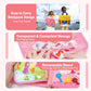 Hahaland Montessori Toys For Ages 2-4, Busy Board 1-4 Year Old Girl Birthday Gift 17 In 1 Preschool Learning Activities With 12 Life Skill, Number,Shape,Dressup,Animal,Figures,Baby Girl Easter Gifts