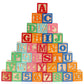 Gemileo Wooden Abc Toy Building Blocks For Toddlers 1-3 36 Pcs Wood Alphabet Number Blocks For Stacking Learning Preschool Educa