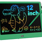 Kokodi 12 Inch Lcd Writing Tablet With Anti-Lost Stylus Erasable Doodle Board Colorful Toddler Drawing Pad Car Travel School Games Toys For 3 4 5 6 7 8 Kids Birthday Gift For Girls Boys Adults Green
