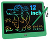 Kokodi 12 Inch Lcd Writing Tablet With Anti-Lost Stylus Erasable Doodle Board Colorful Toddler Drawing Pad Car Travel School Games Toys For 3 4 5 6 7 8 Kids Birthday Gift For Girls Boys Adults Green