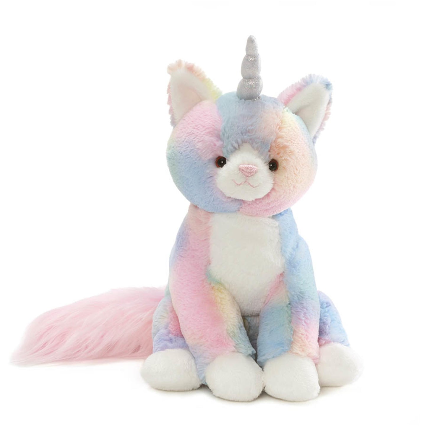 GUND Shimmer Caticorn Plushie - Rainbow Unicorn Cat Stuffed Animal, 9", High Quality Materials