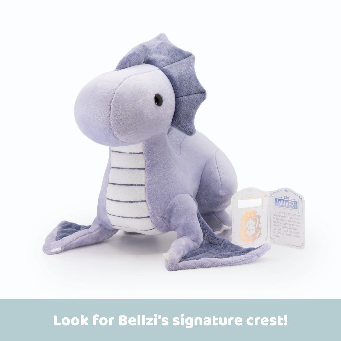 Bellzi Wyvern - Cute Stuffed Animal Plush Toy - Adorable Soft Wyvern Toy Plushies And Gifts - Perfect Present For Kids, Babies, Toddlers - Wyveri