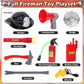 Tacobear 12Pcs Firefighter Costume For Kids, Brown Fireman Outfit With Complete Firefighter Accessories, Dress Up Pretend Play T