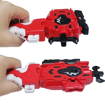 Speder Bey Gyro Blades Launcher And Grip, Battling Burst String Launcher Gyro Light Sparking Left&Right Lr Spin Top Compatible With All Bey Burst Series Bey Battling