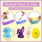 Jdsty 24Pcs Easter Mochi Squishy Toys Stress Relief Squishies For Kids Boys Girls Toddlers Easter Basket Stuffers Egg Fillers Gi