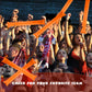 Civaner 48 Pieces Thunder Sticks Team Spirit Boom Sticks Cheering Sticks Plastic Cheerleading Spirit Stick Clapper Inflatable Noise Makers For Sporting Events Dance (Orange)