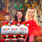 Hadckja Santa Claus Balloons Christmas Balloons Cute Santa Claus Foil Balloons For Christmas-Themed Party Birthday Party Supplie