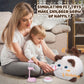 Jimate Interactive Cat Toys For Kids Aged 3-7, Plush Toy Cat That Meows, Blink And Talk, Children'S Toy Pet Cat With Pet Waterer