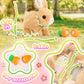 Tagitary Plush Toys Bunny Electronic Toy With Sounds,Wiggling Ears,Hopping,Twitching Mouth And Nose, Interactive Rabbit Toy For Kids With Leash,Easter Birthday Gift For Toddlers Kids