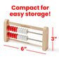 Hand2Mind Mini 20-Bead Wooden Rekenrek Class Set, Number Rack For Kids, Abacus For Kids Math, Counting Beads, Math Counters, Educational Toys For Elementary Kids, Math Manipulatives (Set Of 25)