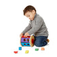 Melissa & Doug Match And Roll Shape Sorter - Classic Wooden Toy, 12+ Months, 1 Piece