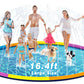 Epn Splash Pad, 16.4Ft Size Extra Large Sprinkler Play Mat For Dogs & Kids, Thicker Pool Summer Outdoor Water Toys Fountain Pad