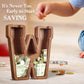 Summidate Large Wooden Piggy Bank For Kids Adults, Alphabets Letter A-Z Piggy Bank For Boys Girls, Coins Bills Change Bank Box P