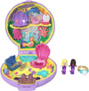 Polly Pocket Mermaid Dreams Collectible Compact with 2 Dolls & Ring, Ages 4+, Model HGY36, Under-The-Sea Theme