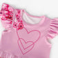 Wonderbabe Descendants Bridget Costume For Girls Kids Princess Rise Red Pink Heart Dress Halloween Dress Up Outfits Size 2-3T