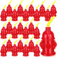 Panitay 24 Pcs 10oz Straw Fire Hydrant Cups with Lids Plastic Firefighter Patrol Party Favors Reusable Red Fire Truck Cup Decora