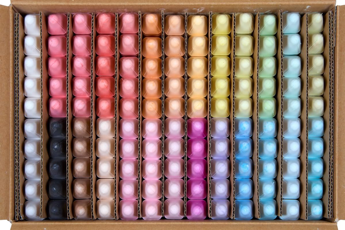 Crayola Washable Sidewalk Chalk Collection, 130ct Anti-Roll Chalk Sticks, 26 Colors, Outdoor Toys for Kids, Ages 4-6