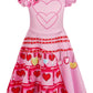 Sukyfecde Halloween Costume Dress Princess Dresses For Toddler Girls Halloween Costumes Birthday Party Role Play Outfits 5T Pink