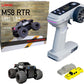 LDARC 1:58 Scale Mini RC Car RTR 2.4GHz Desktop Monster Truck Hobby Grade Remote Control Vehicle Model Comes with 2 Replaceable