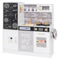 Costzon Play Kitchen For Kids, Wooden Toy Kitchen Set With Stoves, Microwave, Blackboard, Water Dispenser, Telephone, Cooking Ac