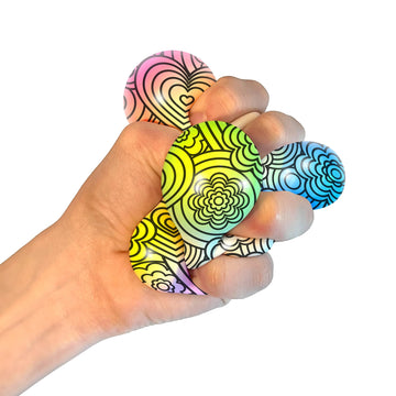 Schylling Needoh Press-Doh - Sensory Squeeze Toy - Satisfying Dough Filling - 2.5'' Wide - Color May Vary (Pack Of 1)