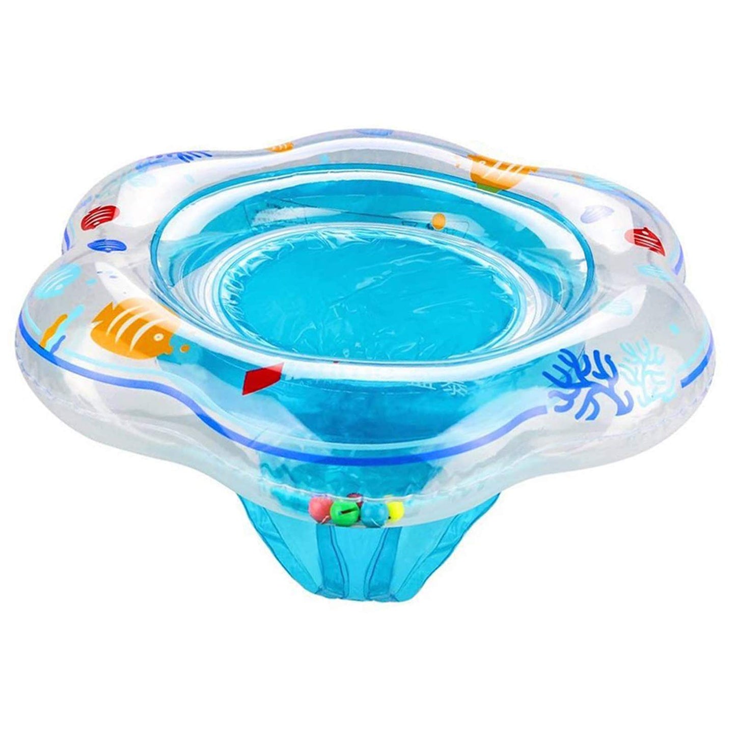 Baby Swimming Float Ring Baby Inflatable Pool Floatie Baby Water Float Infant Swim Pool Rings for Toddler Kid Age 6-48 Months  Bathtub Toys Pool Accessories for Kids Toddlers.(Blue)