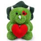 Jizwpoom Valentines Day Plushies - Valentines Dinosaur Plush, Valentines Stuffed Anima Dinosaur Toy, Cute Heart Dinosaur Valenti