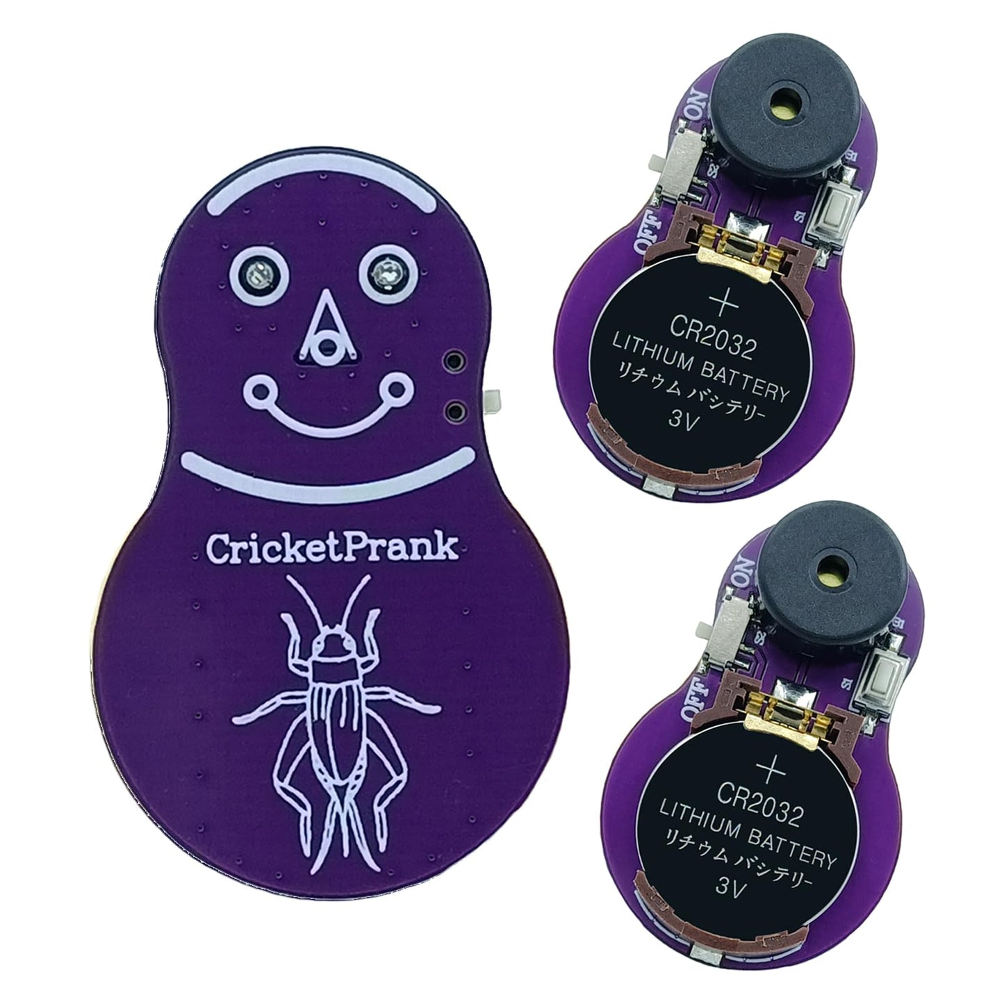 Cricketprank - Cricket Noise Maker Prank (3 Pcs), Beeping Several Months, Hidden Prank Noise Maker For Adults