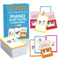 Piano Chords Chart, Piano Chord Chart And 104 Sheets Flash Cards, Fun Educational Flashcards For Piano, Music Learners