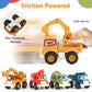 Olbyefly Construction Toys for 2 3 4 5 Years Old Boys Girls Kids Toddlers, Sandbox Excavator Toy Construction Truck Toys Vehicle